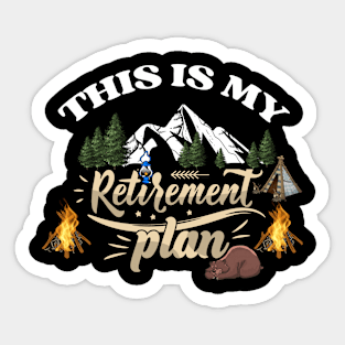 Camping Sticker